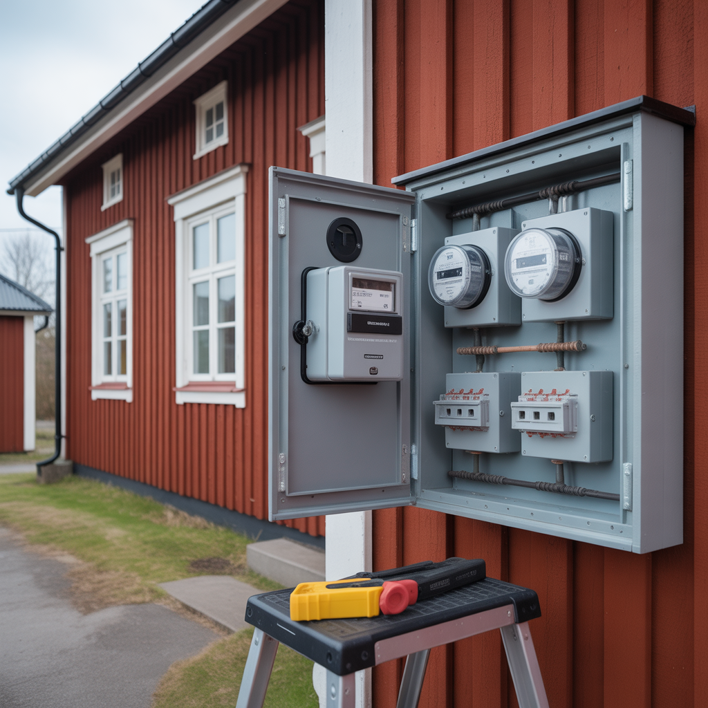 hoja huvudsakring 16a till 20a krav natavgift kostnad